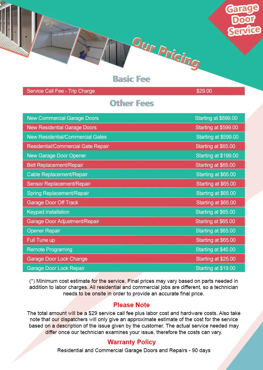 Central Garage Door Service Brisbane, CA 415-619-5018